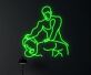 Brighten Your Bar, Wedding, or Party Ambiance with the Gay Couple Making Love Gay Club Body Hanging LED Neon Sign.