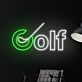 Golf LED Neonschild – Modernes Neon Sign im Golf-Design
