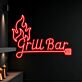Grill Bar LED-Neonschild für Bar und Restaurant