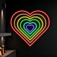 Herzform LED-Neonschild für Wohnzimmer Schlafzimmer