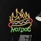 Enhance Your Fast Food Joint, Home Kitchen, or Party Ambiance with the Vibrant Hotdog Led Neon Sign Custom Hotdog Led Sign Hotdog Fast Food Restaurant Deco.