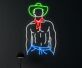 Revamp Your Space with Elegance: Howdy Cowboy Hat Texas Led Neon Sign Sexy Body Gay Man Cowboy Hat for Home Decor, Bars, and Festive Celebrations