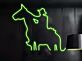 Cowboy auf Pferd LED-Neonschild für Bar oder Wohnzimmer