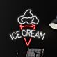 Add a Sweet Glow to Your Space: Ice Cream Neon Led Light, Perfect for Cafés, Dessert Parlors, and Playful Home Decor.