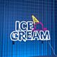 ICE CREAM LED-Neonschild für Eisdiele Café