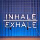 INHALE EXHALE LED-Neonschild für Yoga und Wohnzimmer