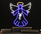 Engel mit Heiligenschein LED-Neonschild Wohnzimmer Weihnachten