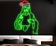 Heilige Figur mit Weihnachtsmütze LED-Neonschild Wohnzimmer Weihnachtsdekoration