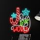Brighten Your Holiday Decor and Celebrations: Joy To The World Led Neon Sign Custom Candy Cane Christmas Led Sign for Home, Office, and Christmas-themed Events.