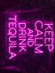 KEEP CALM AND DRINK TEQUILA LED-Neonschild für Bar Club