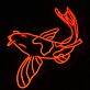 Koi Fisch LED-Neonschild Wohnzimmer Restaurant