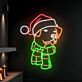 Brighten Your Festive Celebrations and Spaces: Christmas Labrador LED Sign for Home Decor, Office Festivities, and Joyous Holiday Parties.