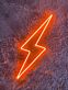 Blitzsymbol LED-Neonschild für Wohnzimmer und Gamingzimmer