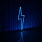 Blitzsymbol LED-Neonschild für Wohnzimmer und Gamingzimmer