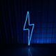 Blitzsymbol LED-Neonschild für Wohnzimmer und Gamingzimmer