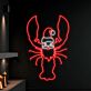 Weihnachts-Hummer LED-Neonschild für Restaurant und Weihnachten