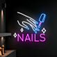 NAILS LED-Neonschild für Nagelstudio Schönheitssalon