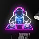 Astronaut DJ LED-Neonschild für Bar Club