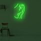Gesicht mit Cocktailglas LED-Neonschild für Bar und Wohnzimmer