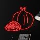 Granatapfel LED-Neonschild für Küche oder Restaurant