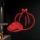 Granatapfel LED-Neonschild für Küche oder Restaurant