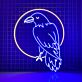 Rabe LED-Neonschild für Bar und Wohnzimmer