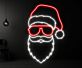 Weihnachtsmann mit Sonnenbrille LED-Neonschild Wohnzimmer Weihnachtsdekoration