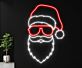 Weihnachtsmann mit Sonnenbrille LED-Neonschild Wohnzimmer Weihnachtsdekoration