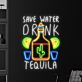 SAVE WATER DRINK TEQUILA LED-Neonschild für Bar Club