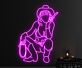 Cowgirl Silhouette LED-Neonschild für Bar Club
