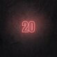 20 LED-Neonschild Geburtstag Party
