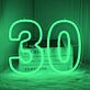 Hausnummer 30 LED-Neonschild