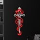 Schlange und Dolch LED-Neonschild für Bar und Tattoo Studio