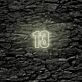 Hausnummer 13 LED-Neonschild