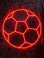 Fußball LED-Neonschild für Kinderzimmer oder Sportbar