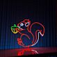 Eichhörnchen mit Eichel LED-Neonschild Wohnzimmer Café