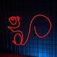 Eichhörnchen Kontur LED-Neonschild Wohnzimmer Kinderzimmer