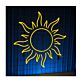 Sonne LED-Neonschild Wohnzimmer Schlafzimmer