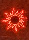 Sonne LED-Neonschild Wohnzimmer Schlafzimmer