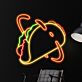 Taco LED-Neonschild für Restaurant Bar