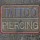 TATTOO PIERCING LED-Neonschild für Tattoo Studio und Piercing Studio