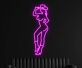 Cowgirl Silhouette LED-Neonschild für Bar und Club