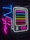 TV Show LED-Neonschild Wohnzimmer Entertainmentbereich
