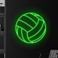 Volleyball LED-Neonschild
