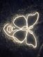 Orchideenblüte LED-Neonschild für Wohnzimmer oder Schlafzimmer