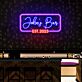 John's Bar EST2023 LED-Neonschild für Bar Club