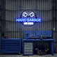 Personalisierbares Garage Neonlicht mit Namen