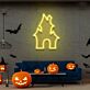 Spukhaus LED-Neonschild für Halloween Wohnzimmer