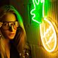 Ananas LED-Neonschild für Wohnzimmer oder Bar