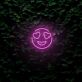 Smiley mit Herzaugen LED-Neonschild Wohnzimmer Bar